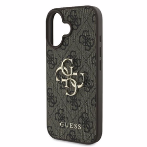 Guess 4G Big Logo kotelo iPhone 16 - ruskea
