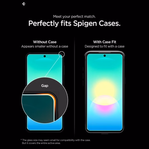 Spigen Glas.tR EZ Fit tempered-glass screen protector for Samsung Galaxy A27 5G, 2 pcs.