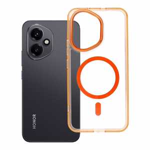 Suojakuori Honor 400 Frame Clear Hybrid Mag Cover, yhteensopiva MagSafen kanssa, hermes oranssi