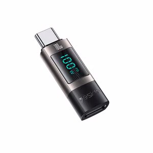Yesido OTG Adapter GS24 - Type-C (male) to Type-C (female) - with LCD display black
