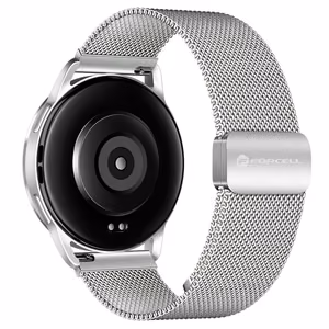 Hihna Samsung Galaxy Watch:lle Forcell F-Design FS11 magneettinen teräs 22 mm hopeinen