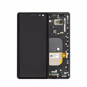 LCD-näyttö Sony Xperia XZ3 H8416/H9436 kosketusnäytöllä kehyksellä musta alkuperäinen (käytetty Grade C)