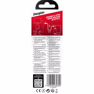 Energizer Classic C610MGBK USB-A–Micro-USB-lataus- ja datakaapeli, 1,2 m, musta