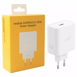 Realme SuperVOOC 80W USB-A laturi, valkoinen