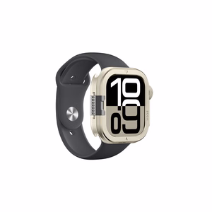AmazingThing Titan Pro Metallisuojakuori Apple Watch 11 46mm Alumiini - Titaani
