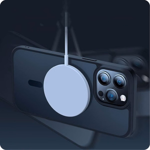 Tech-Protect MagMat MagSafe Suojakuori iPhone 12 mini / 13 mini:lle - läpinäkyvä musta