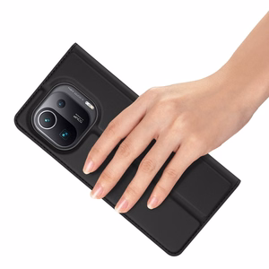 DUX DUCIS Skin Pro Kirjahylly tyyppi tapauksessa Xiaomi Mi 11 Pro musta