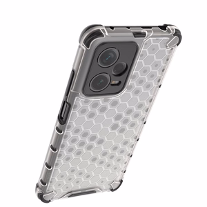 Honeycomb case for Xiaomi Redmi Note 12 Pro+ armored hybrid cover black