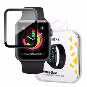 Wozinsky Watch Glass -hybridilasi Apple Watch 38mm -kelloon
