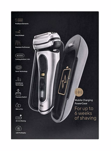 Braun Series 9 Pro 9577cc – teräverkkoparranajokone, hopea