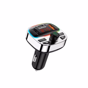 Dudao R2PRO+ Lähetin PD25W Bluetooth 5.3 RGB latausporteilla - musta ja hopeinen
