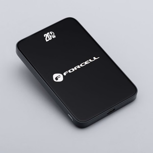 Varavirtalähde MagSafella Forcell F-Energy SuperSlim F5K8 QC4.0 PD3.0 15W 5000 mAh musta