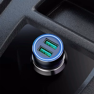 Autolaturi Dudao R4+ harmaa 18W (2xUSB-A)