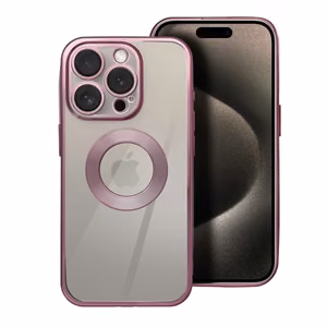 Glam Suojakuori iPhone 17 PRO:lle puuterivaaleanpunainen