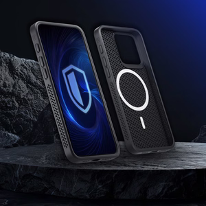 3mk COOLing MagCase Suojakuori Apple iPhone 16 Pro Max:lle - musta