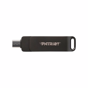 USB-muistitikku PATRIOT Rage R550 32GB 100 MB/S USB A+C kääntyvä (PE32GR550DSAD) musta