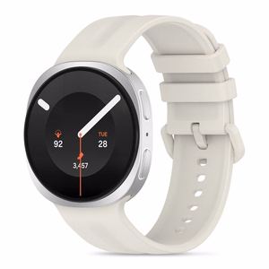 Tech-Protect Silicone Evo -ranneke mallille Samsung Galaxy Watch 40/44/46 mm – beige