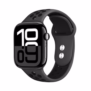 Crong Duo Sport ranneke Apple Watch 38 / 40 / 41 / 42 mm -kellolle, harmaa ja musta