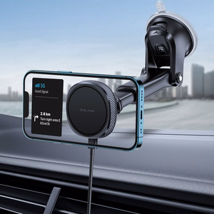Blavec autoteline BHC-06A 15W magneettinen induktiolatauksella ja aktiivijäähdytyksellä tuulilasiin ja kojelautaan (BHC06A-MWIB) musta
