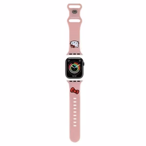 Hello Kitty silikoninen Kitty Head -ranneke Apple Watch 38/40/41mm - pinkki