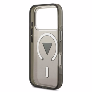 GUESS suojakuori IPHONE 17 Pro:lle MagSafe-yhteensopiva GUHMP17LHGTMLCGK (IML Gradient W/ Triangle Logo) musta