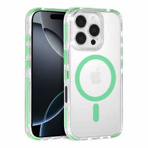 Tel Protect Strap Clear Suojakuori iPhone 17 Air:lle vihreä