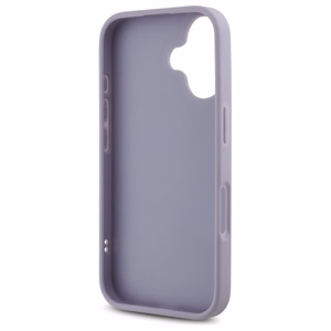 Guess Quilted Metal Logo Suojakuori iPhone 16:lle - vaalea violetti