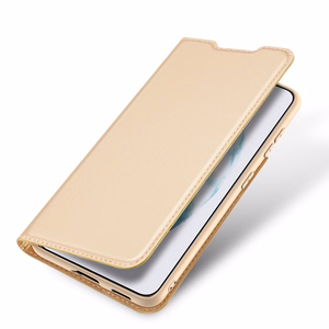 Dux Ducis Skin Pro Holster Cover Flip Cover Samsung Galaxy S22 + (S22 Plus) kultainen