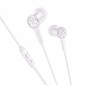 Wired In-Ear Headphones Jack 3.5mm Hoco M104 White