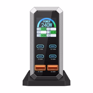 Blitzwolf BW-S31 2xUSB-A, 4xUSB-C, PD, 240W network charger.