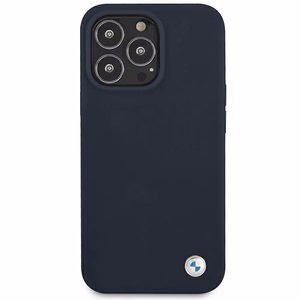 BMW Silikoni allekirjoitus kotelo iPhone 13 Pro Max 6.7" - laivastonsininen
