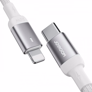 Joyroom Extraordinary Series A10 Lightning / USB-C PD 20W kaapeli 1.2 m - valkoinen