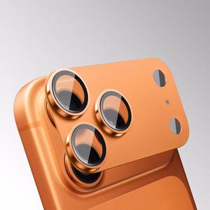 Tel Protect 95% AR+AF Full Metal Kameransuoja Karkaistu lasi iPhone 17 Pro Max Sininen
