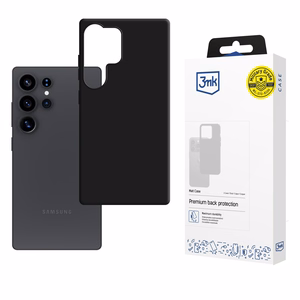 3mk Matt Case Suojakuori Samsung Galaxy S25 Ultra:lle - musta