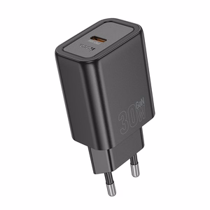 Laturi Hoco N62 30W GaN USB-C musta