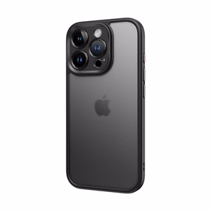 Rock Guard Touch Matte Series Suojakuori iPhone 16 Plus:lle musta