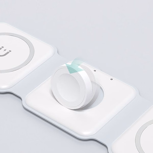 Dudao A11N 15W 3in1 Inductive Charger - White + USB-C / USB-C Cable