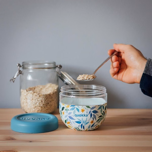 Quokka Bubble Food Jar 770 ml ruoka-astia, akvarellilehtikuvio