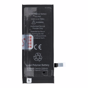 JCID Akku iPhone 6S:lle 2300 mAh (suuri kapasiteetti)