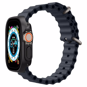 Spigen Thin Fit 360 -suojakuori Apple Watch Ultra 49 mm -mallille, musta