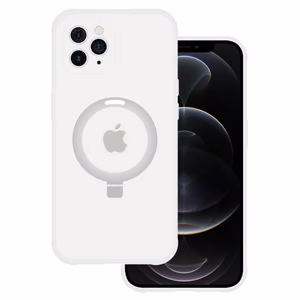 Tel Protect Magical Magsafe Stand Suojakuori iPhone 11 Pro Max:lle hopeinen