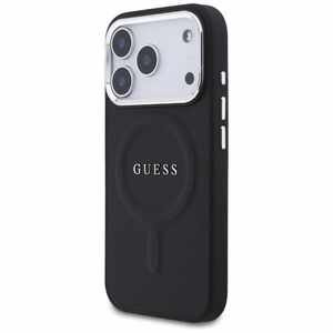 Guess Classic Logo MagSafe Suojakuori iPhone 17 Pro:lle musta