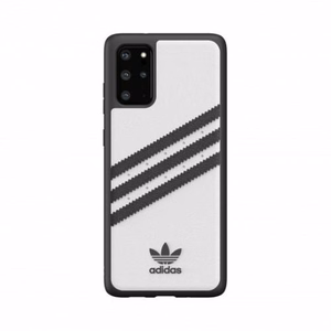Adidas OR Moulded Case PU suojakuori Samsung Galaxy S20+ - valkoinen ja musta