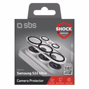 SBS rear camera protective glass for Samsung Galaxy S26 Ultra - with black frame