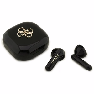 Guess 4G Metal Logo TWS Langattomat Kuulokkeet - musta