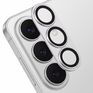 AR+AF Täysmetallinen karkaistu lasi SAMSUNG S26:lle hopeinen
