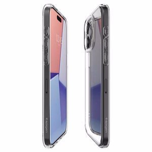 Spigen Crystal Hybrid Suojakuori iPhone 15 Pro Max:lle - Kirkas