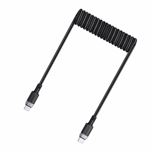 Acefast C14-03 USB-C - USB-C jousikaapeli 480 Mb/s 3 A 1,2 m - musta