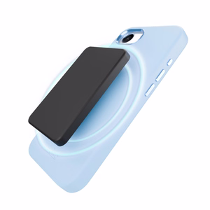 Puro Icon Mag Pro MagSafe Silikoninen Suojakuori iPhone 16e/17e:lle - Sininen