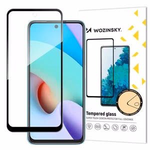 Karkaistu lasi Wozinsky 5D Full Glue Huawei Nova Y90 suojakuorelle sopiva musta